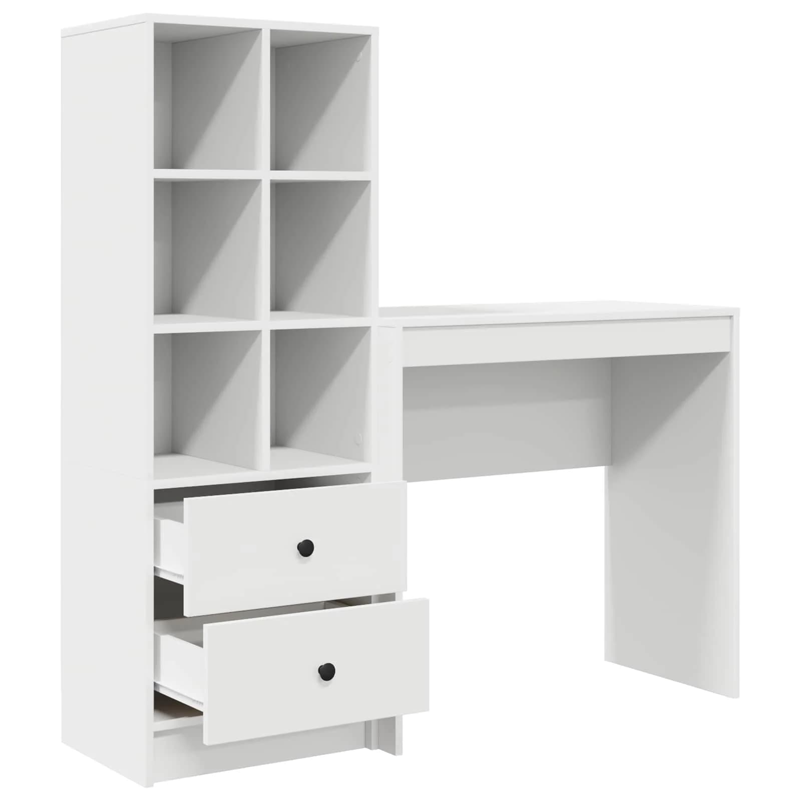 Miza Bela 125,5 x 40 x 127 cm 2 kos - slika 7