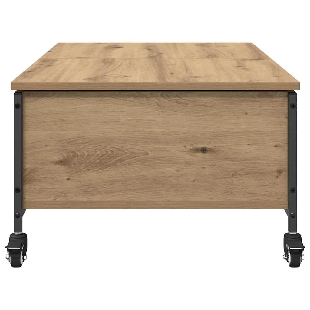 Klubska miza Umetni hrast 91 x 55 x 32 cm Inženirski les - slika 7