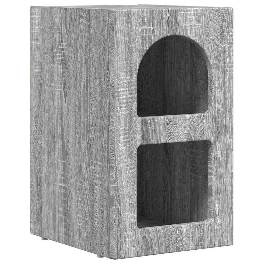 Nočna omarica ELST Siva Sonoma 29,5 x 33,5 x 50 cm - slika 2