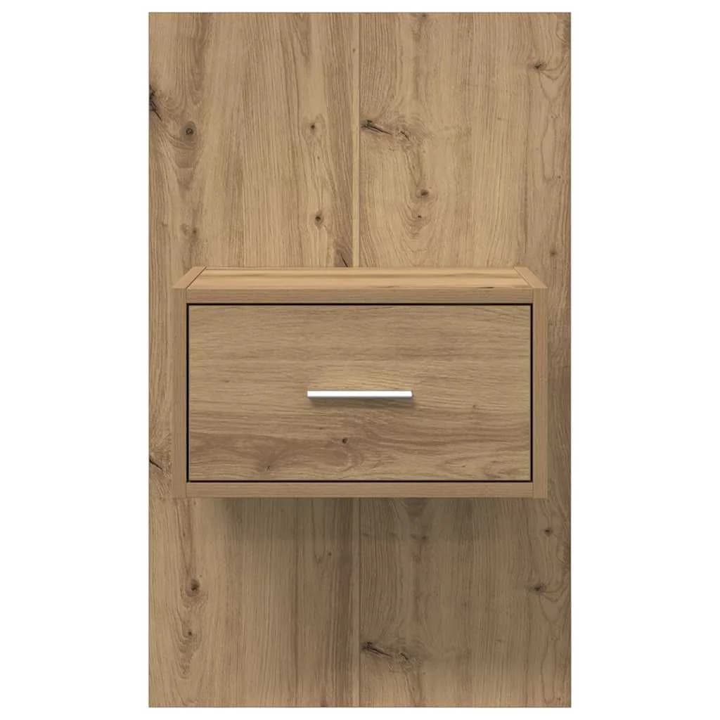 Nočna omarica 2 kos Umetni hrast 50 x 32,5 x 80 cm - slika 7