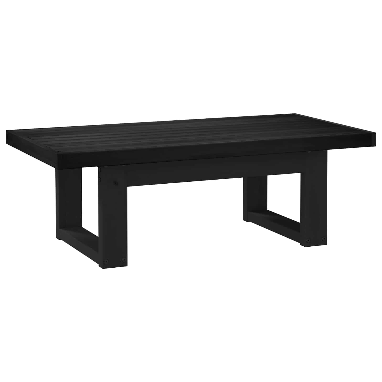 Klubska miza NOAIN Črna 119 x 60 x 40 cm Trdna borovina - slika 5