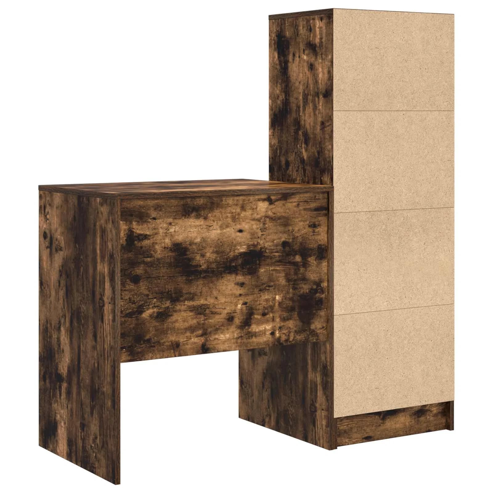 Miza Dimljeni oreh 115,5 x 50 x 127 cm 2 kos - slika 9
