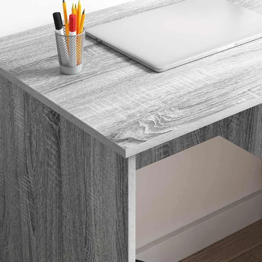 Miza Siva Sonoma Inženirski les 90 x 49 x 75 cm - slika 4