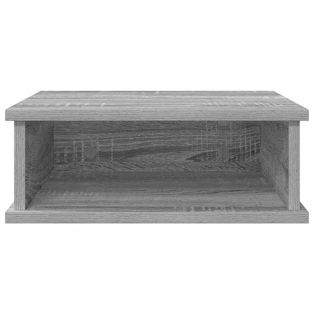 Nočna omarica 2 kos Siva Sonoma 40 x 31 x 15 cm Inženirski les - slika 6