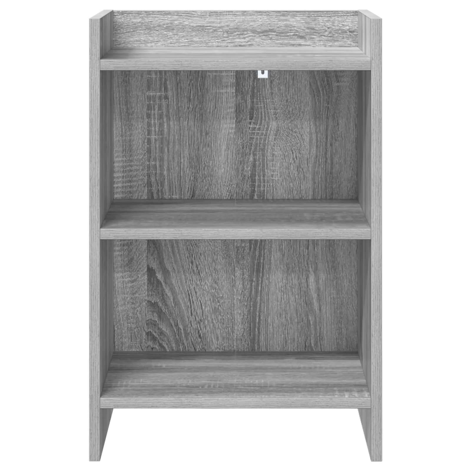 Posteljne mize Siva Sonoma 40 x 30 x 60 cm Inženirski les - slika 3
