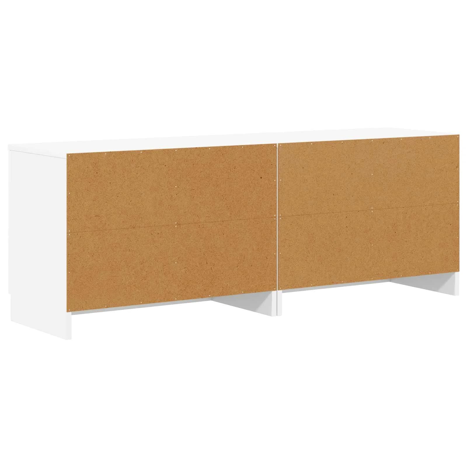 Shranjevalna omara za loft posteljo 2 kos Bela 66 x 35 x 48 cm - slika 7