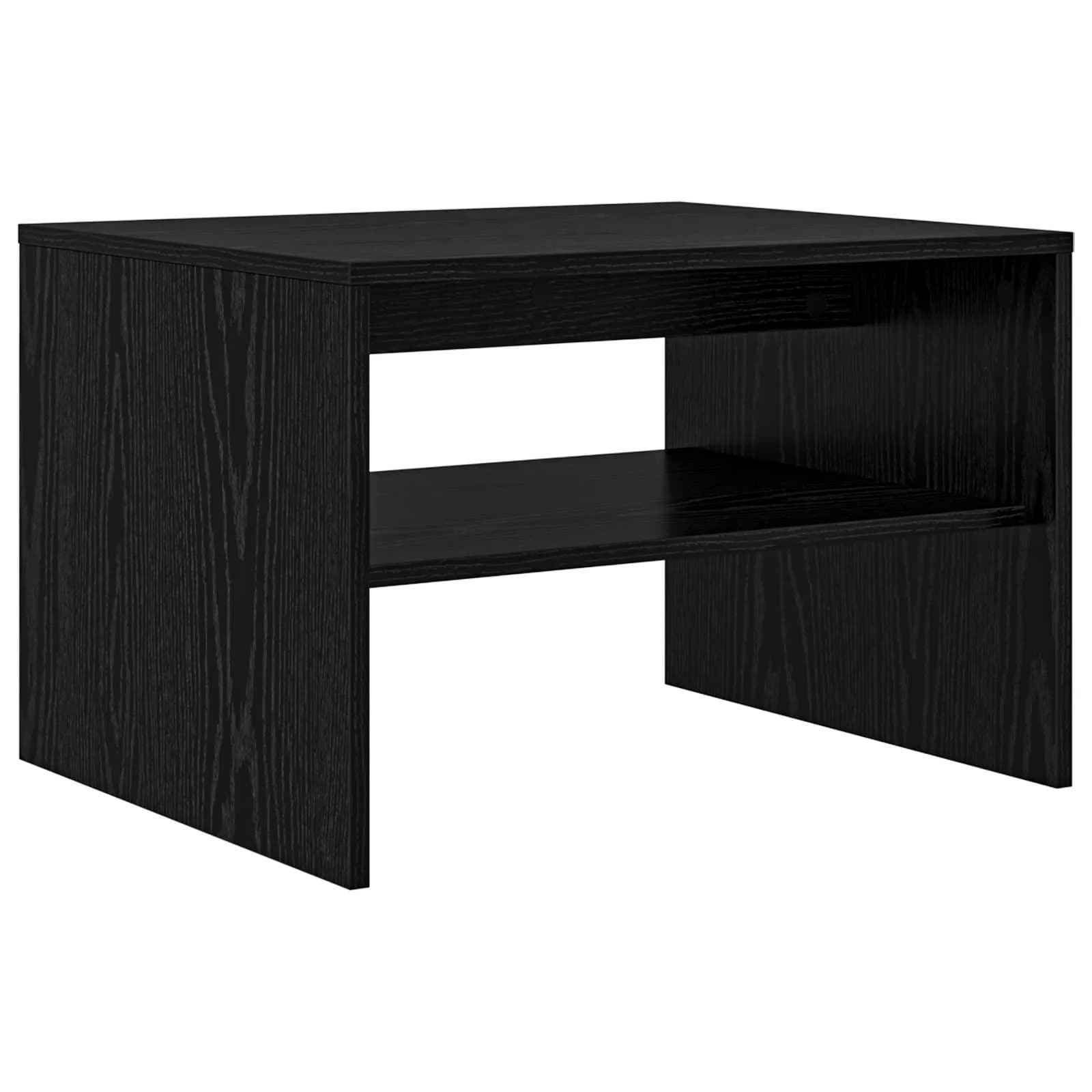 Klubska miza Črna Orehovina 60 x 50 x 40 cm Inženirski les - slika 7