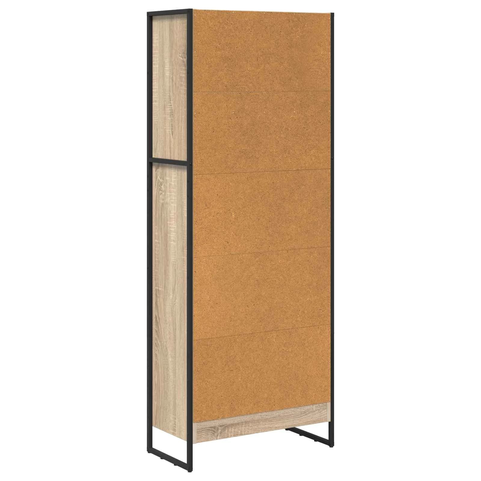 Knjigovni omar 60 x 30 x 155 cm Inženirski les Sonoma - slika 7