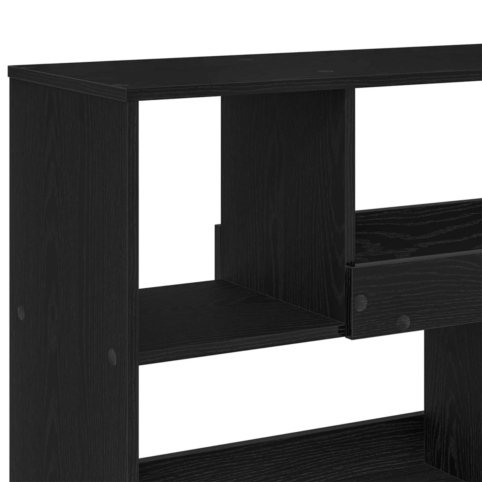 Polica za knjige 4 nivojev 100 x 33 x 94,5 cm Inženirski les - slika 7