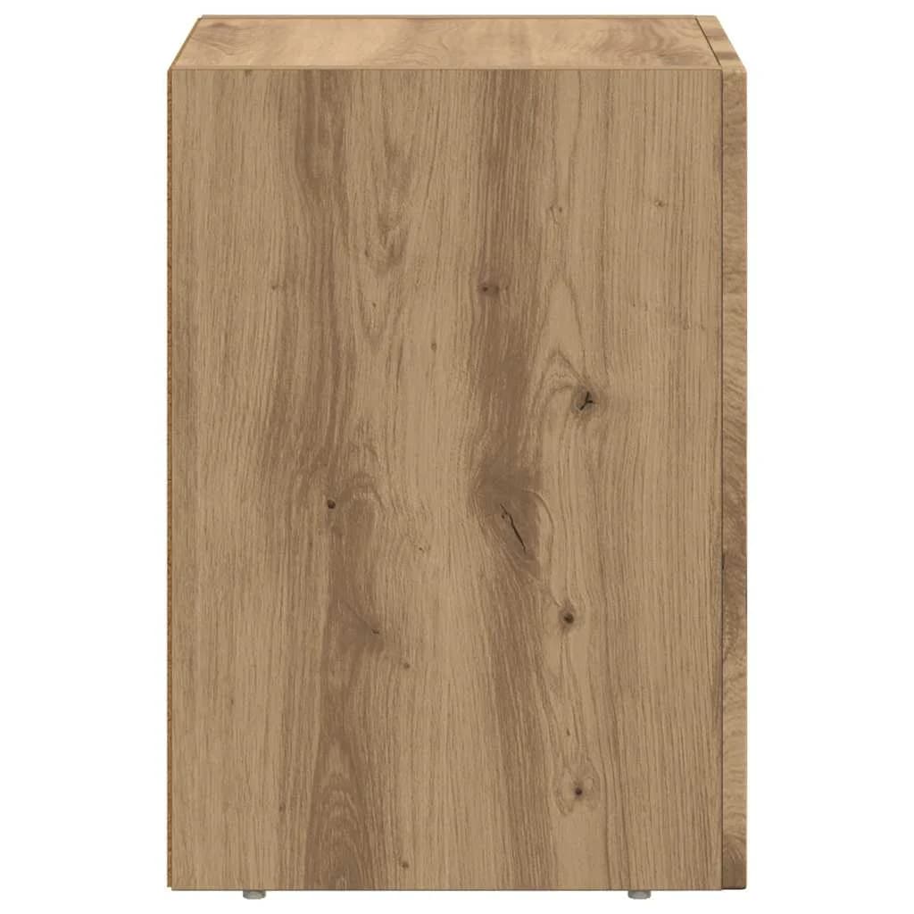 Nočna omarica ELST 2 kos Umetni hrast 29,5 x 33,5 x 50 cm - slika 7