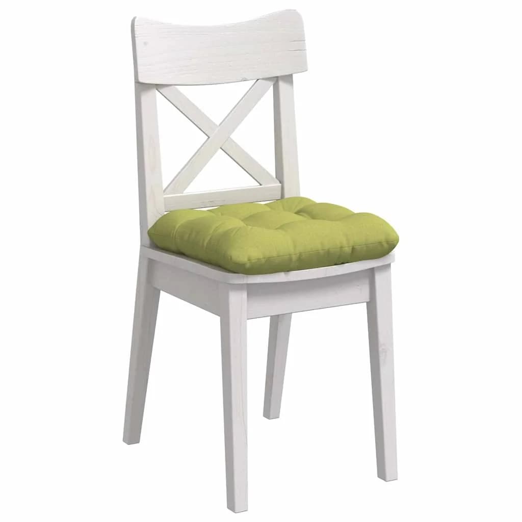 Sedežne blazine 4 kos Blago Svetlo zelena 40 x 40 x 12 cm - slika 3