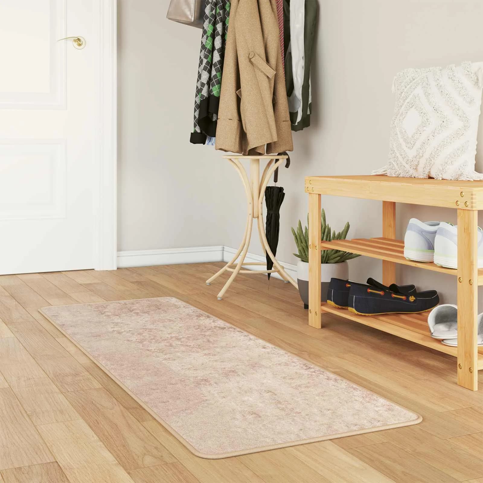 Preproga runner MARSA Bež 50 x 200 cm Poliester in PVC