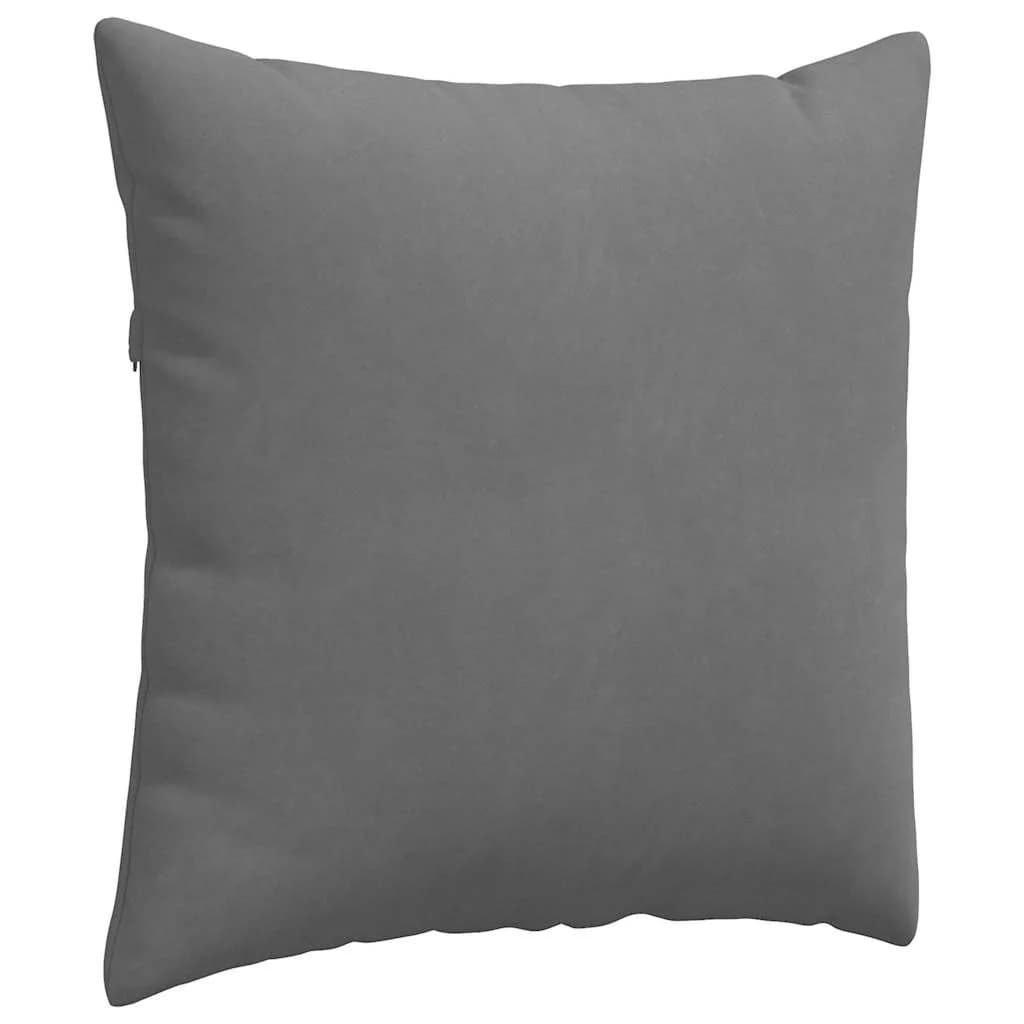 Blazine za kavč 2 pcs Temno siva 80 x 80 cm blago - slika 5