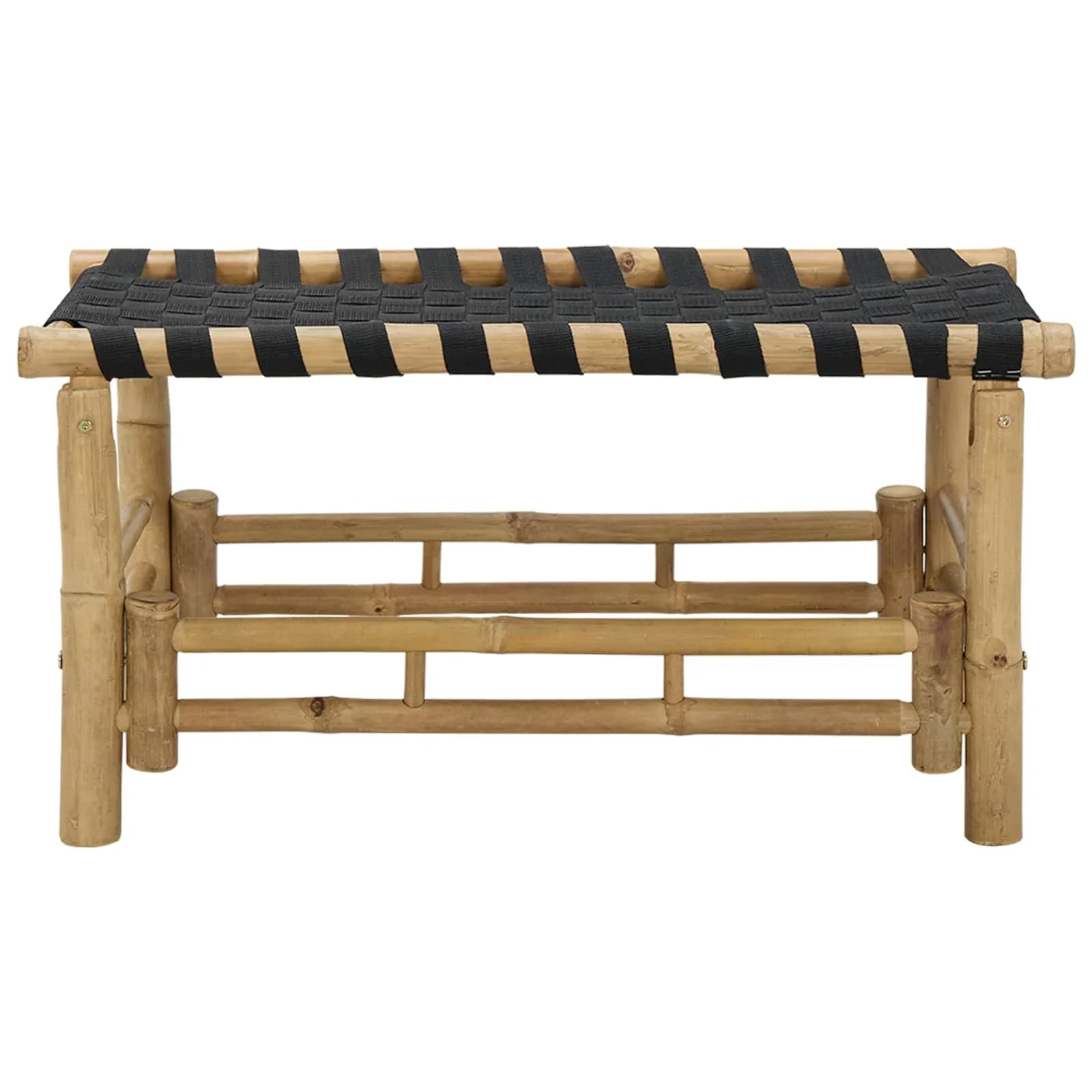 Vrtna klop 80 x 38 x 40 cm Bambus Naravna Pravokotna - slika 3