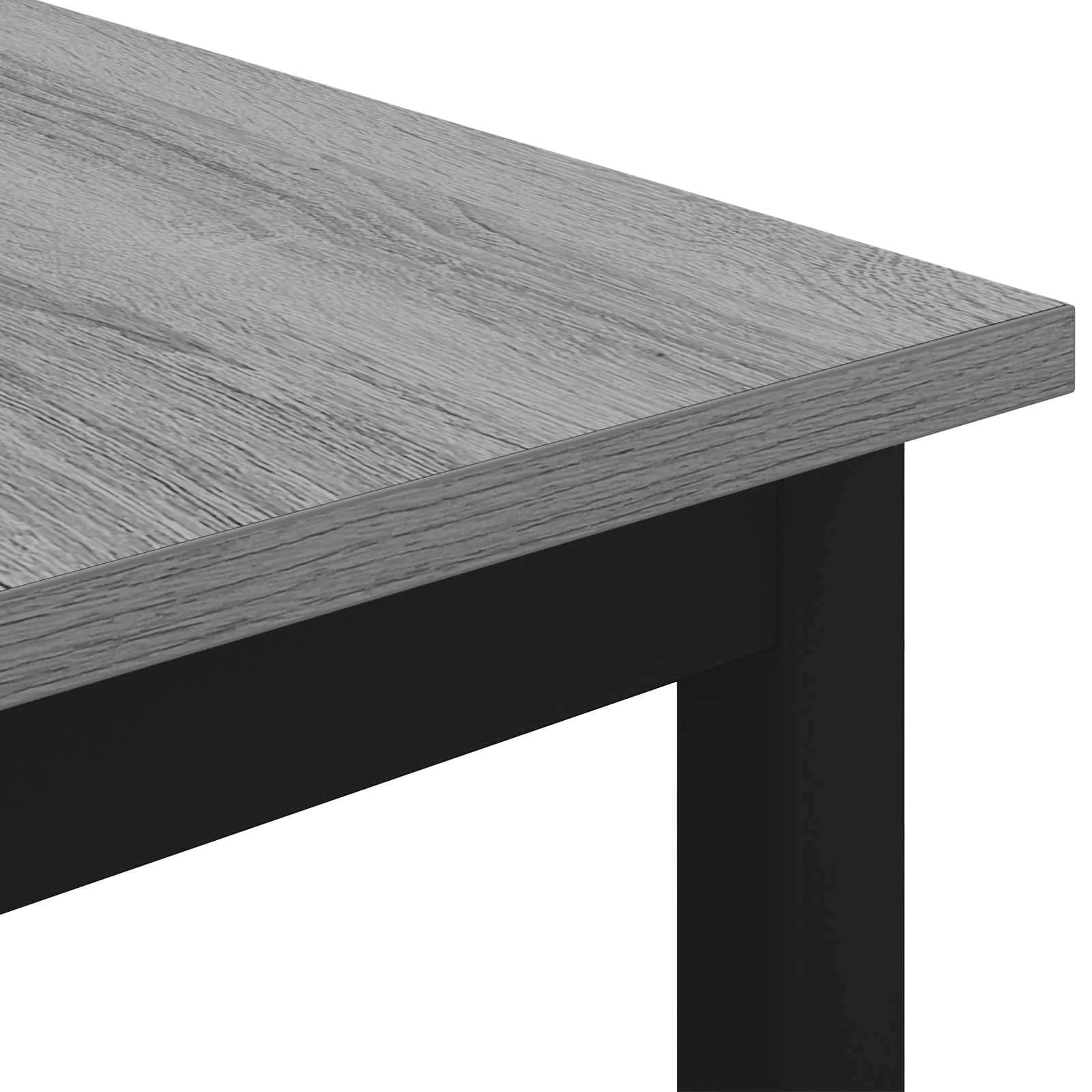 Klubska miza Siva Sonoma 50 x 50 x 36 cm Inženirski les - slika 7