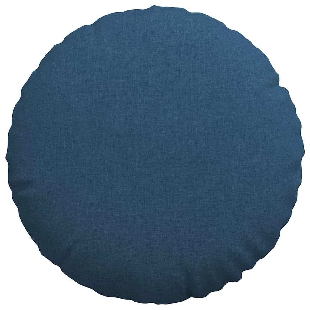 Sedežne blazine 2 kos blago Modra Ø80 x 29 cm - slika 6