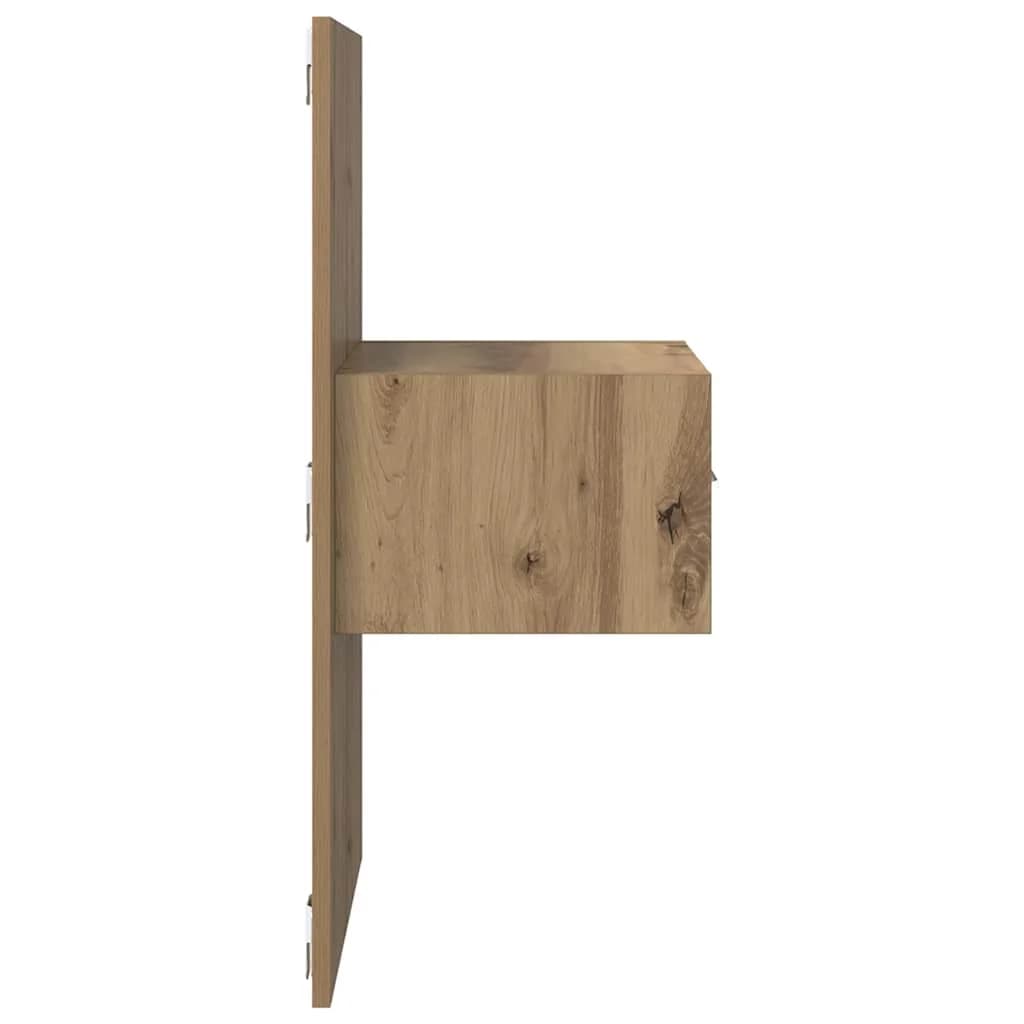 Nočna omarica 2 kos Umetni hrast 50 x 32,5 x 80 cm - slika 8