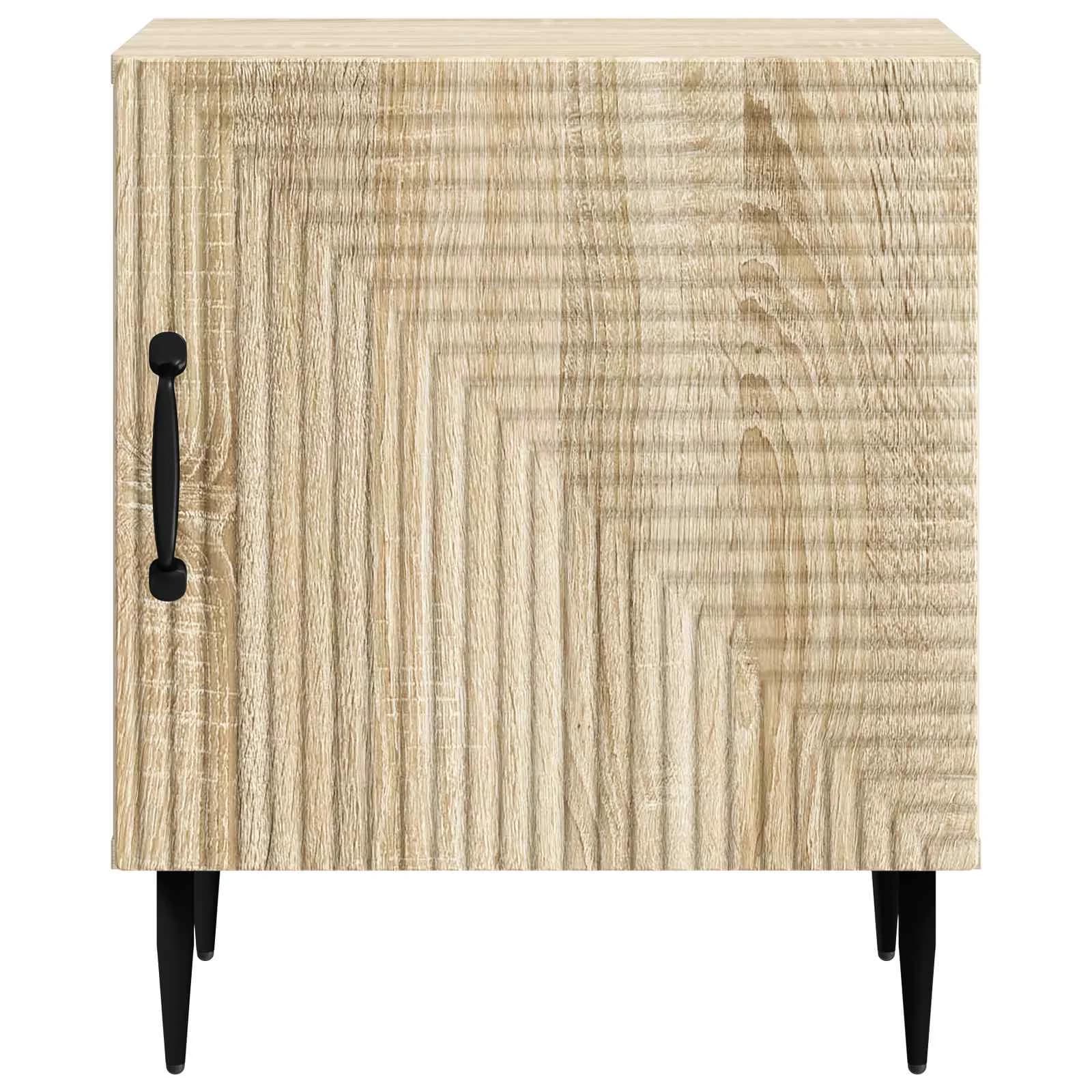 Nočna omarica Sonoma hrast 43 x 34,5 x 50 cm Inženirski les - slika 5