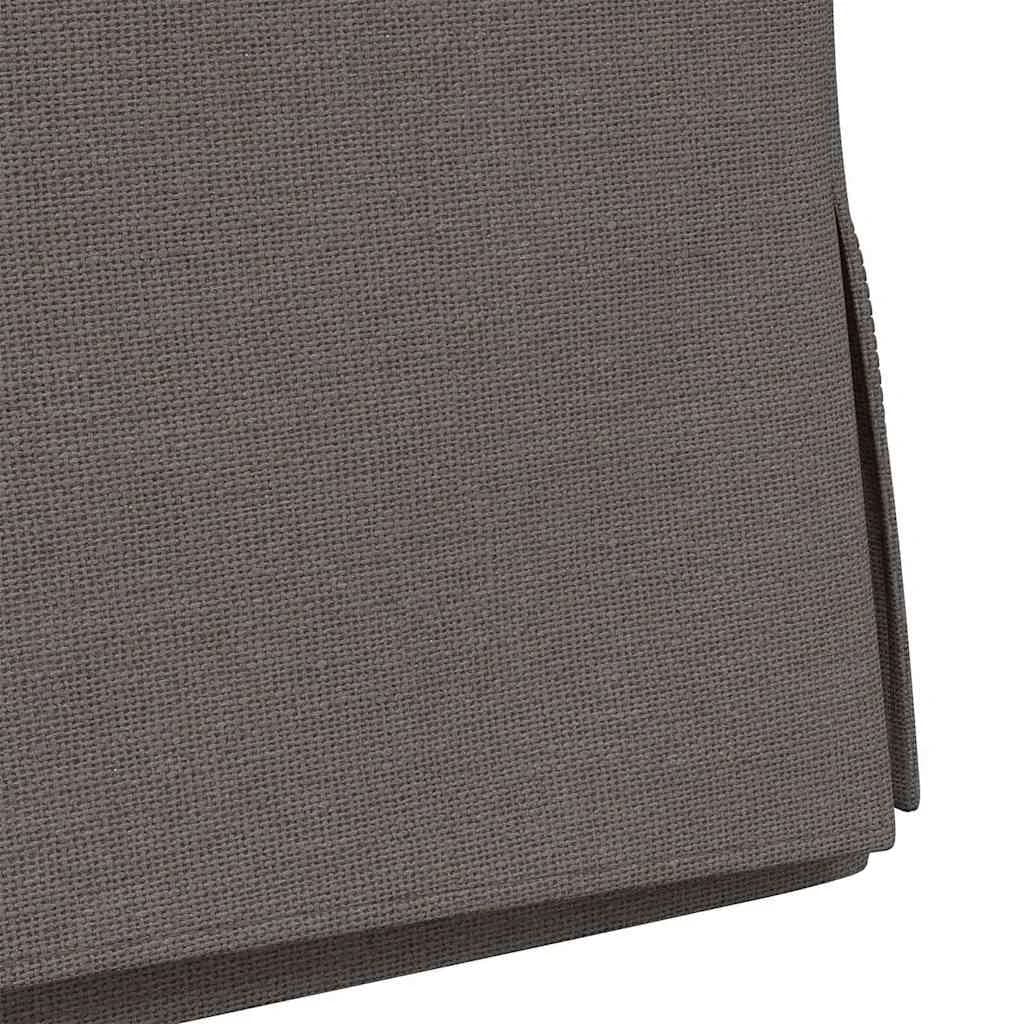 Jedilni stoli 2 kos Laneno platno Svetlo siva 57 x 67 x 98 cm - slika 9