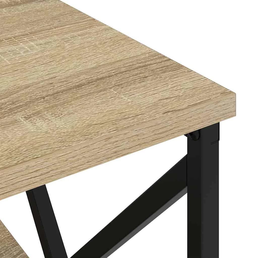 Nočna omarica Sonoma hrast 41,5 x 40,5 x 55 cm Inženirski les - slika 10