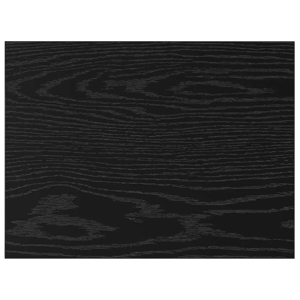 Polica za knjige 3 nivojev 4 kos 40 x 30 x 1,5 cm Črna - slika 8