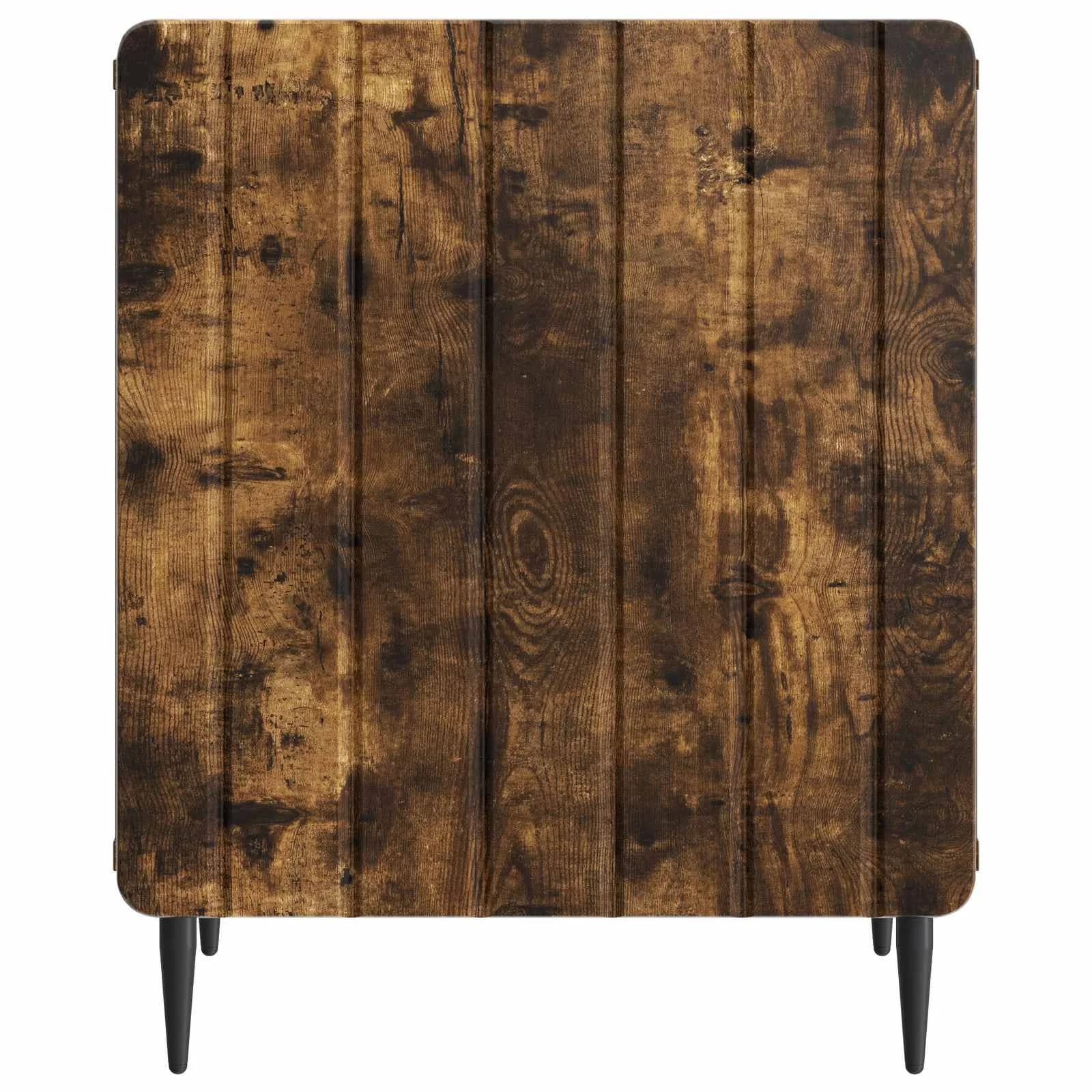 Nočna omarica Dimljen hrast 43 x 34,5 x 52 cm Inženirski les - slika 5