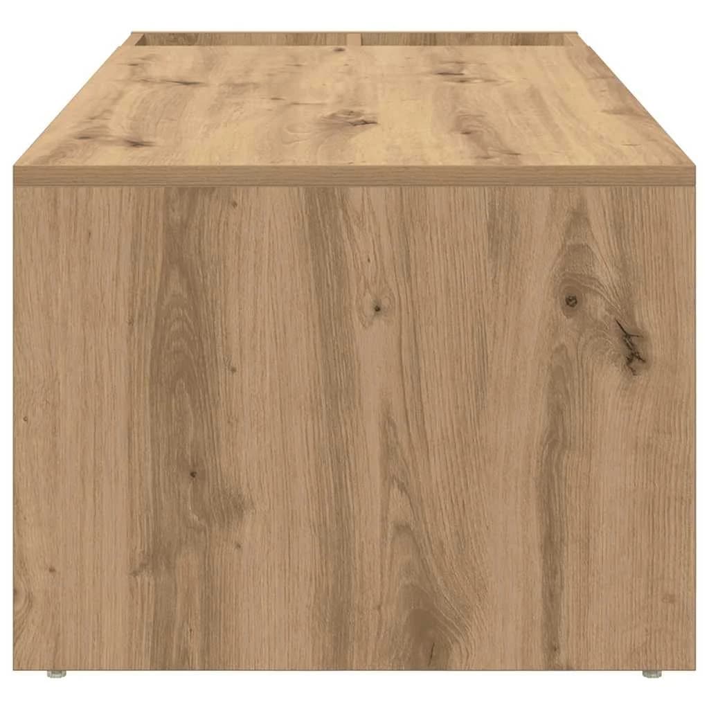 Klubska miza Umetni hrast 101,5 x 50 x 37 cm Inženirski les - slika 6