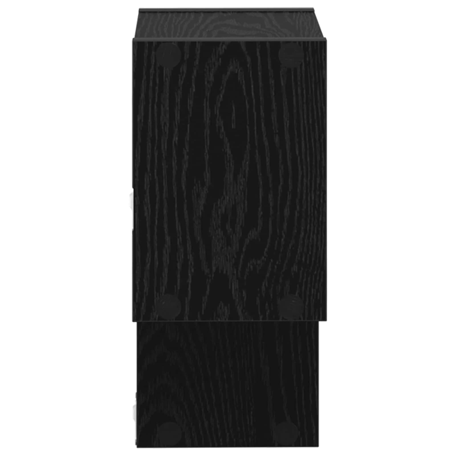 Stenska polica Montaža za steno Črni hrast 55 x 15 x 35 cm - slika 5