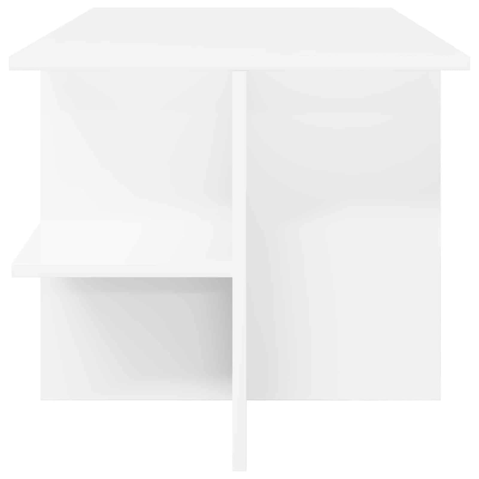 Klubska miza Bela 87 x 50 x 45 cm Konstruirano leseno - slika 6