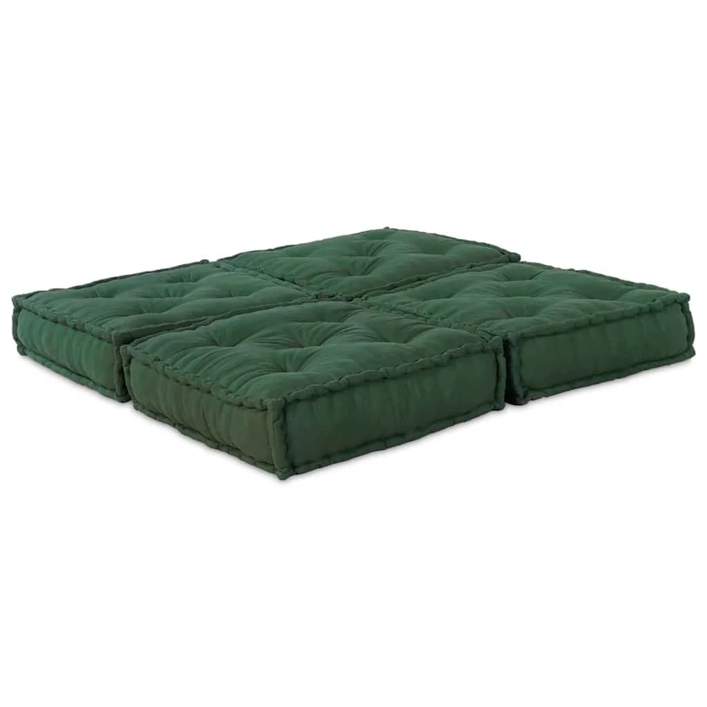 Modularna sedežna enota 2 kos Blago Zelena 140 x 70 x 36 cm - slika 2