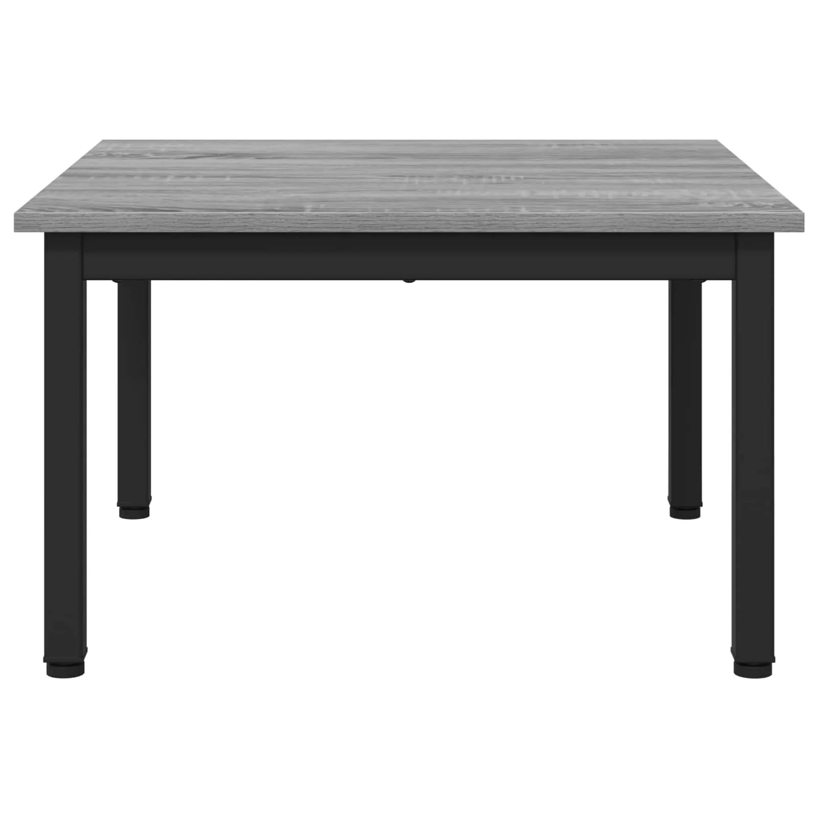 Klubska miza Siva Sonoma 60 x 60 x 36 cm Inženirski les - slika 5