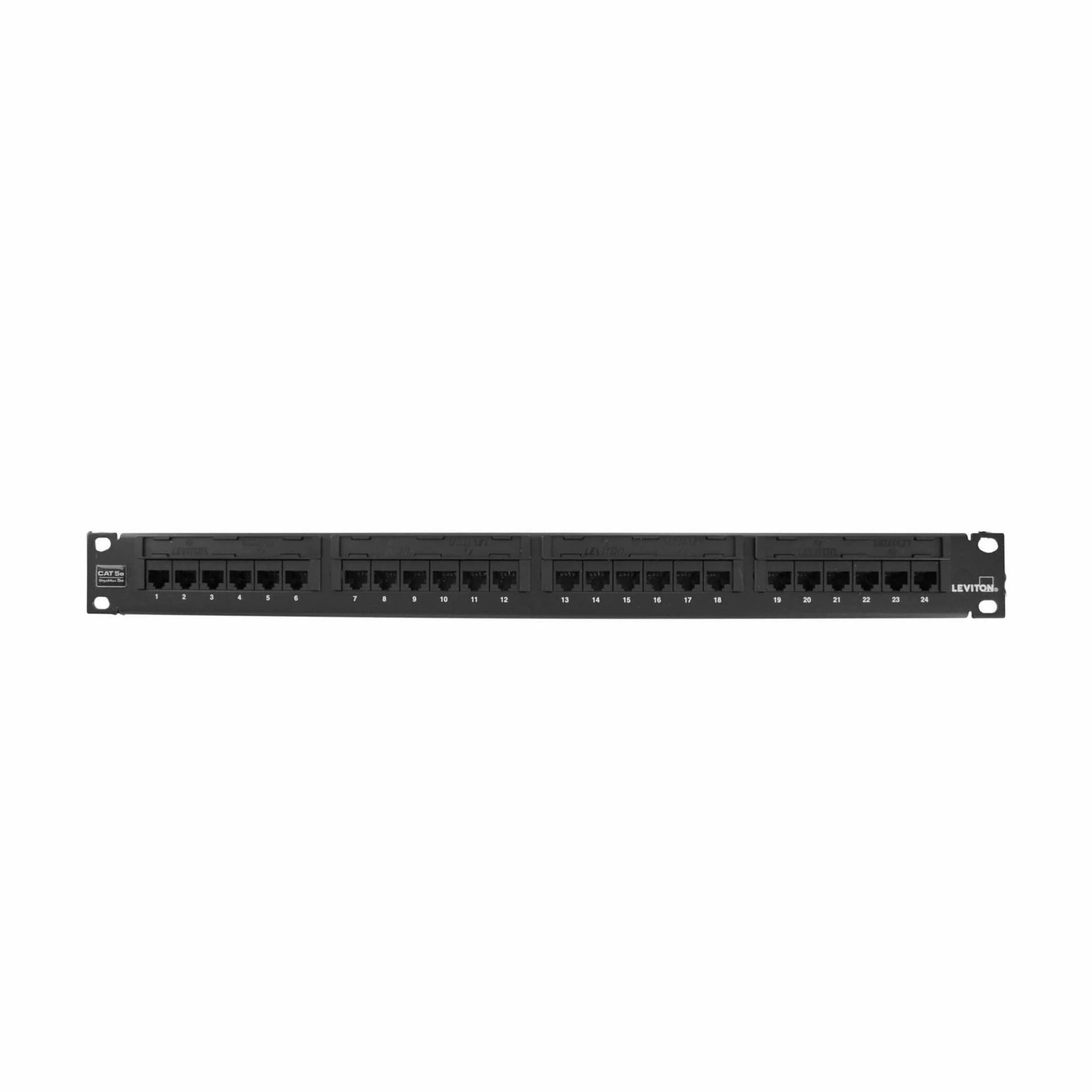 Leviton panel CAT.5e UTP 24-port 5G596-U24