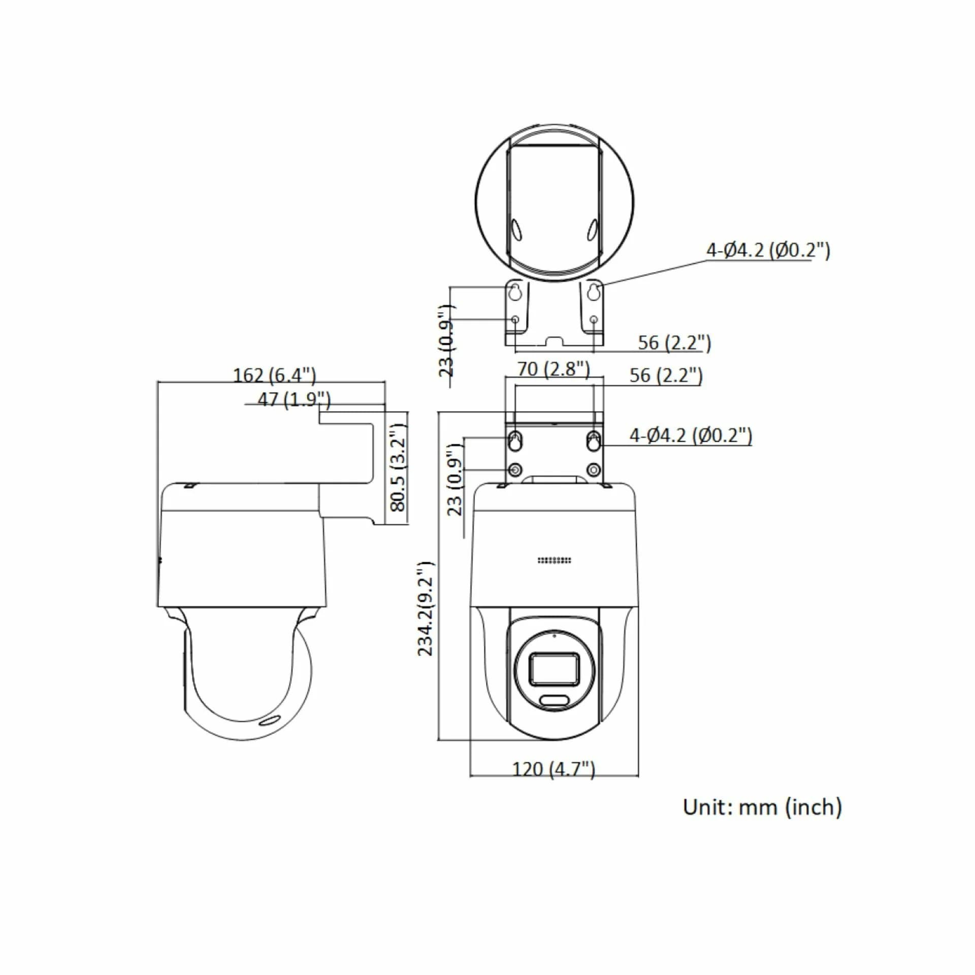 HiLook HiLook kamera 4.0MP PTZ-N2C400M-DE F1 Kamere