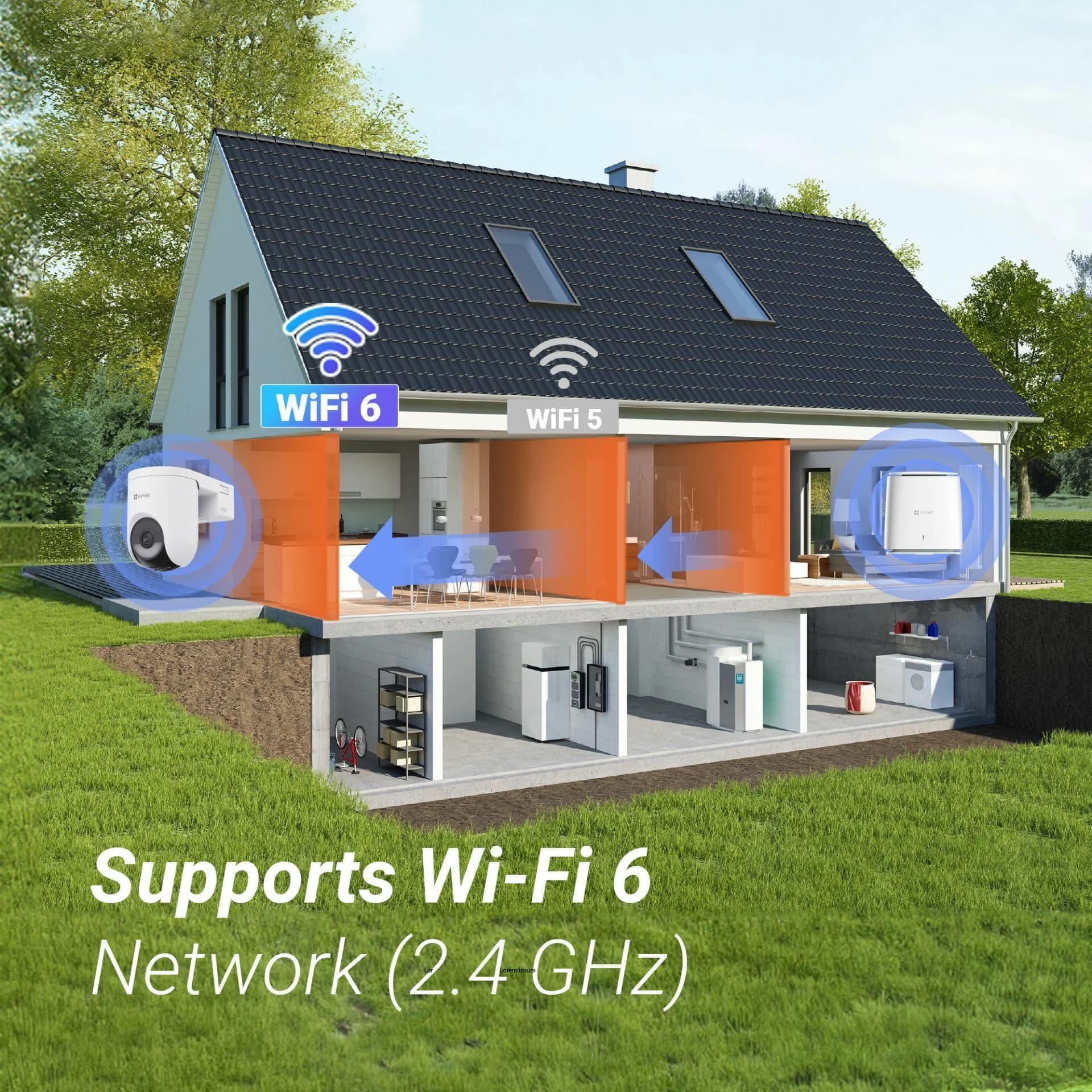 EZVIZ EZVIZ kamera 4.0MP brezžična PT HB8 Lite + solarni panel 5W Kamere