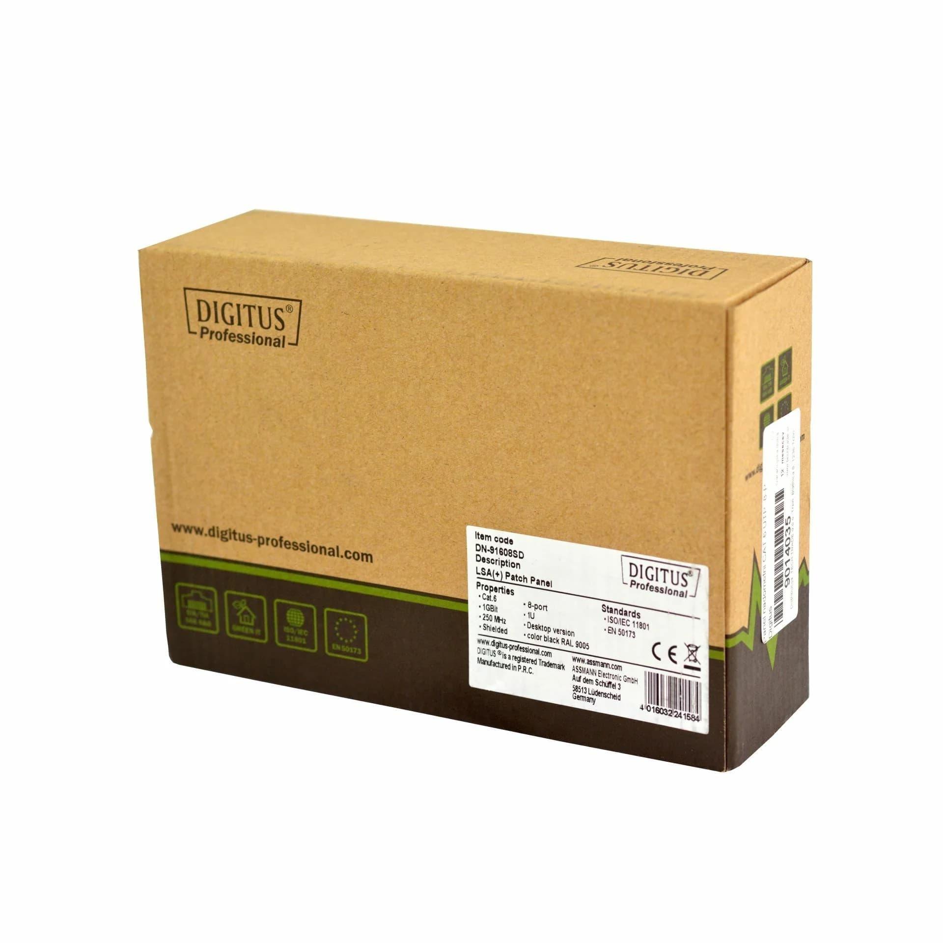 Digitus Digitus nadometni panel CAT.6 FTP 8-port DN-91608SD Priključni (patch) paneli
