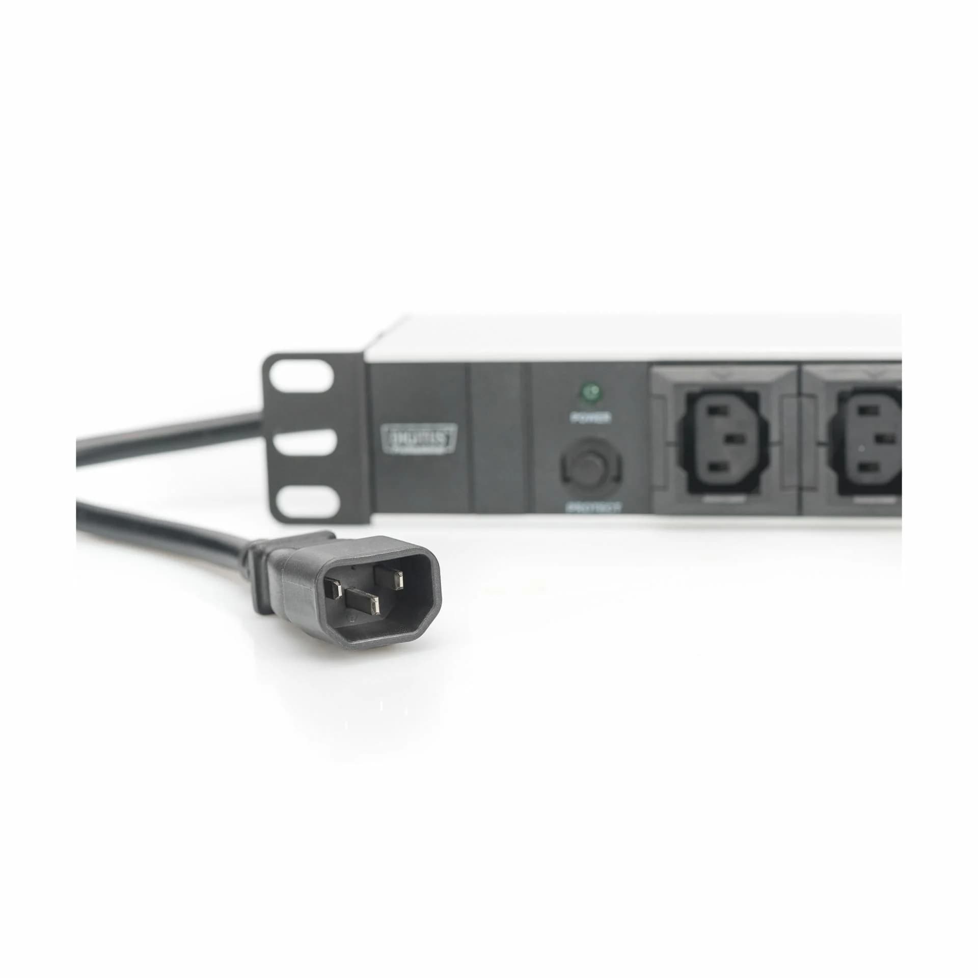 Digitus Digitus razdelilec rack 10xEuro C13 ALU UPS črno/siv prenapetostna zašč DN-95404 Razdelilci 220V