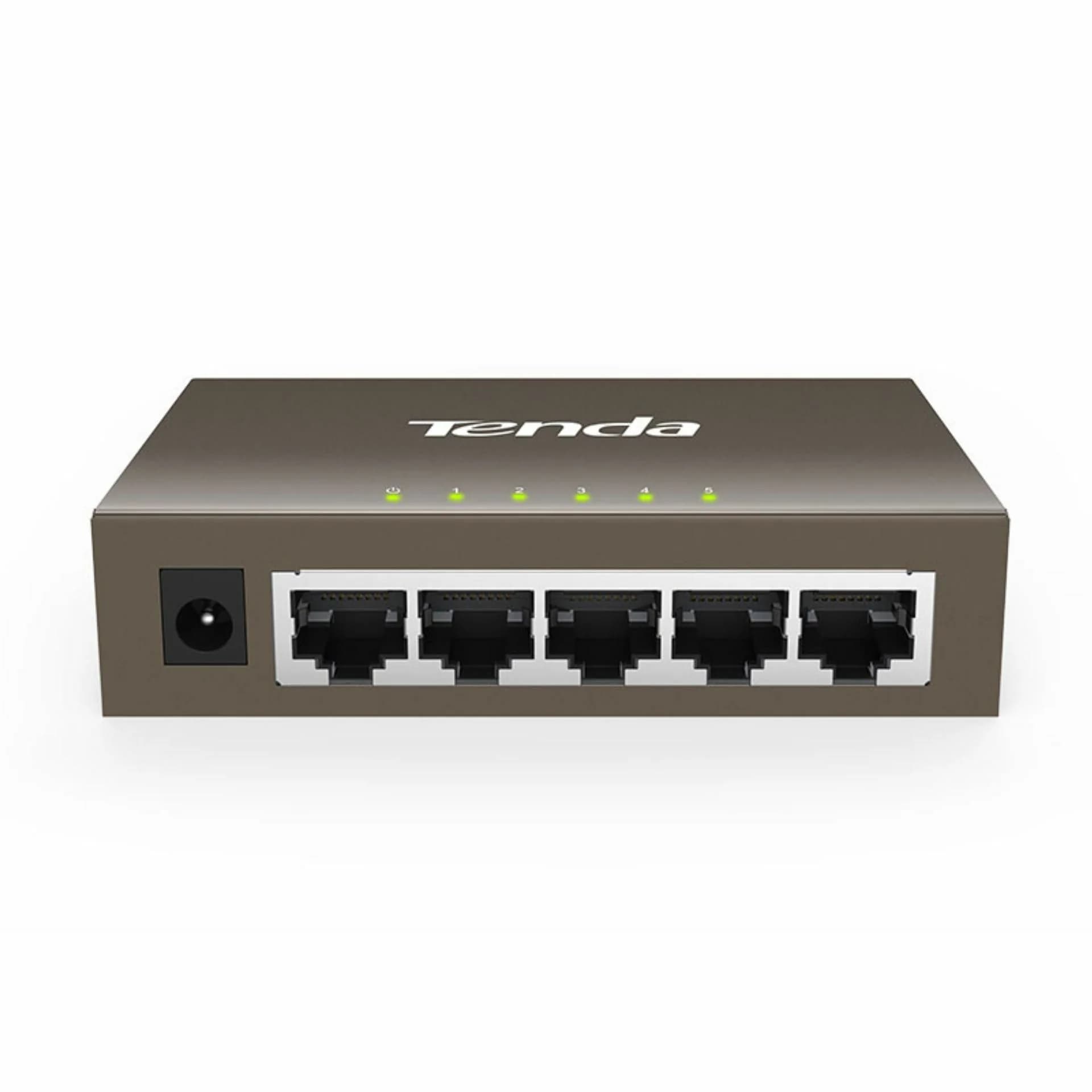 Tenda Tenda stikalo Giga  5-port kovinsko ohišje TEG1005D Mrežna stikala
