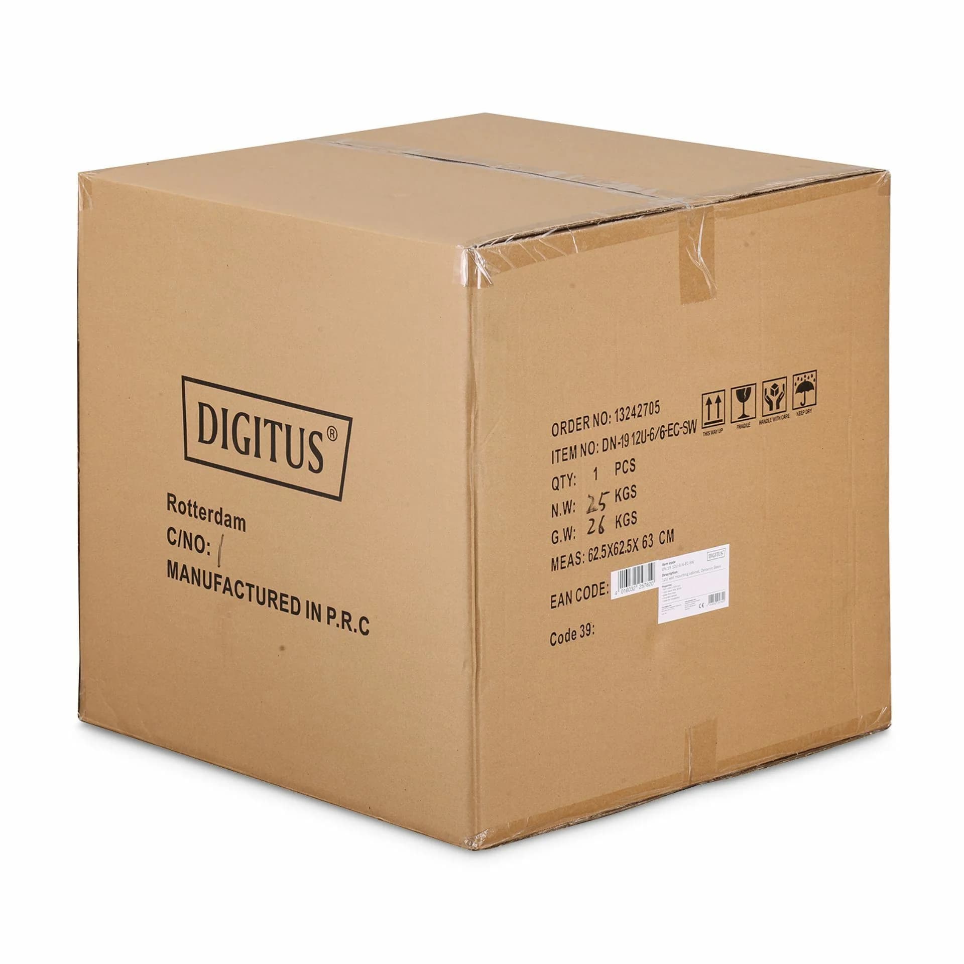 Digitus Digitus zidni kabinet  9U 505 600x600 črn sestavljen DN-19 09U-6/6-EC-SW Zidni