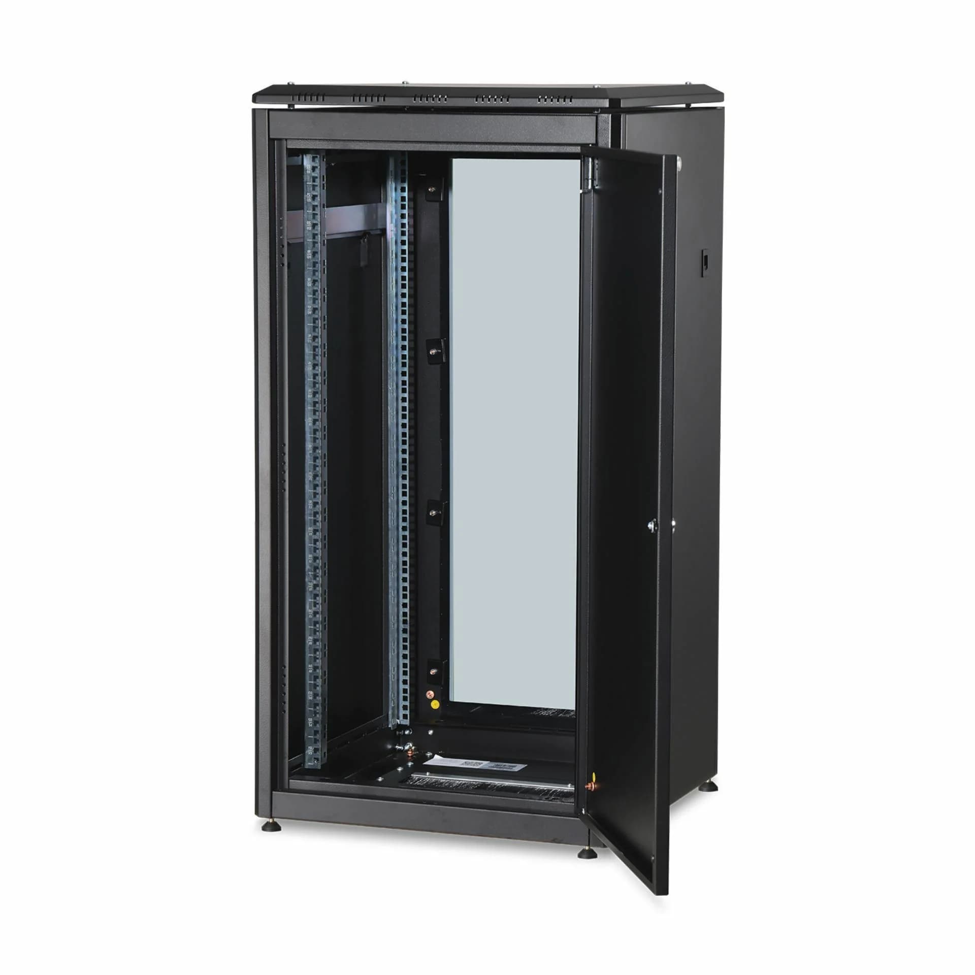 Digitus Digitus kabinet 22U 1155 600x600 črn sestavljen DN-19 22U-6/6-B-1 Samostoječi
