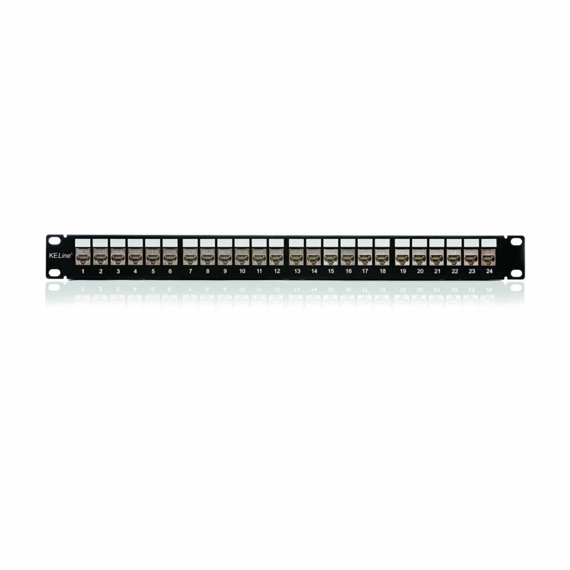 KELine panel CAT.6A/EA  FTP 24-port toolless
