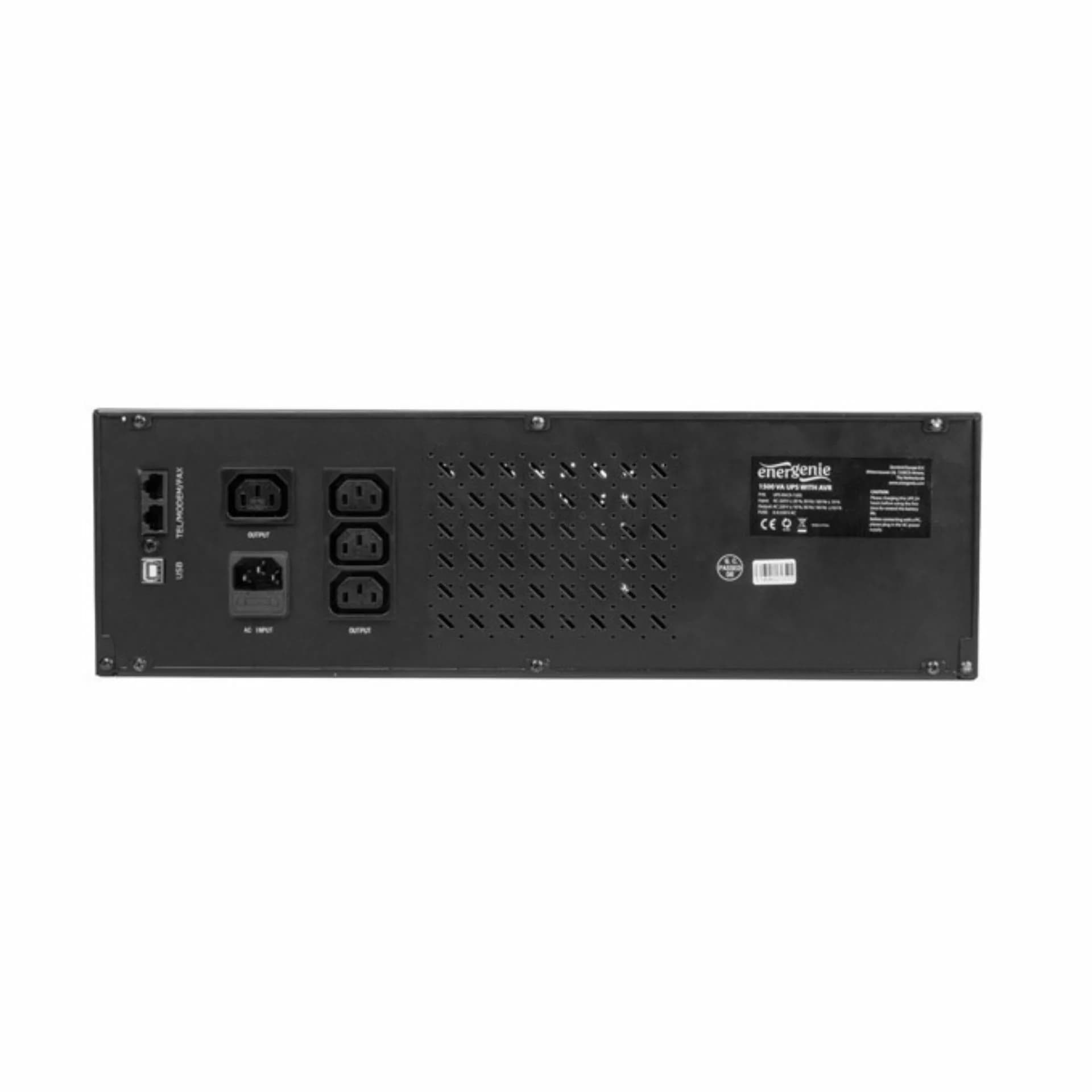 Energenie Energenie UPS rack 1500VA UPS-RACK-1500 Brezprekinitveno napajanje (UPS)