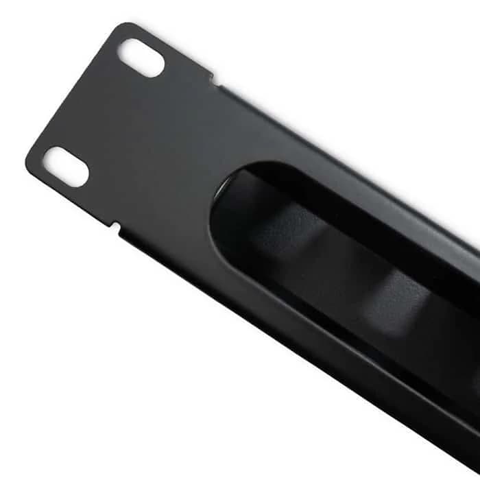 Kabelski organizator za Rack 19″ | 1U | črna - slika 3