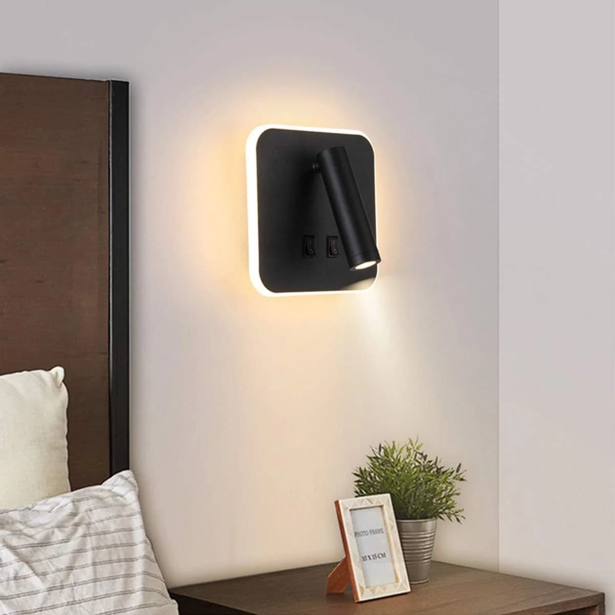 Stenska LED luč – Vintage (3W + 9W) - slika 3