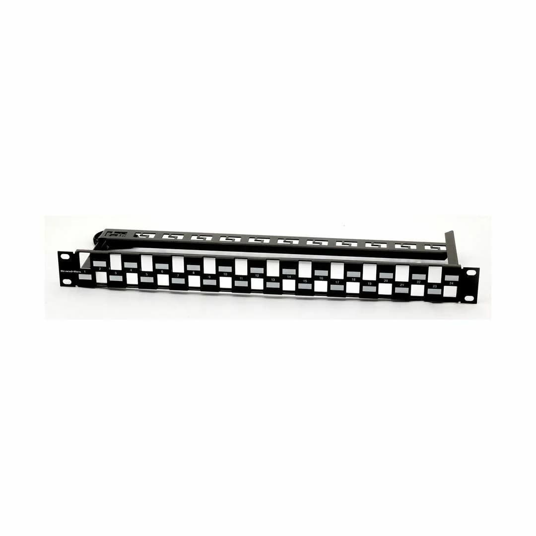 Leviton Leviton panel CAT.5e/6/6A 24-port modularen+nosilec kablov Priključni (patch) paneli