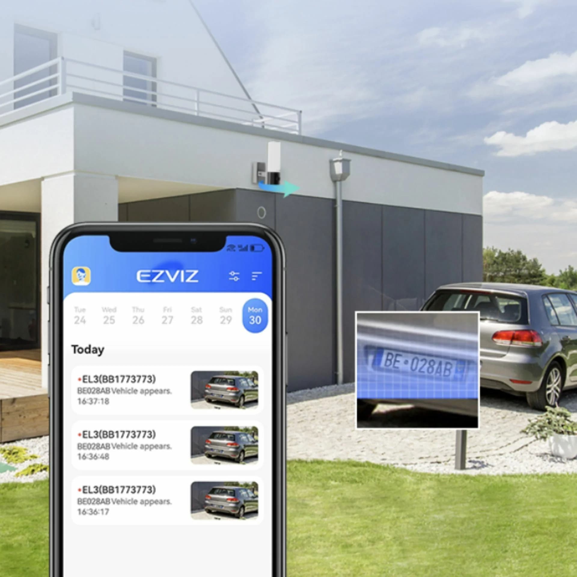 EZVIZ EZVIZ kamera 3.0MP brezžična EL3 zunanja s svetilko Kamere
