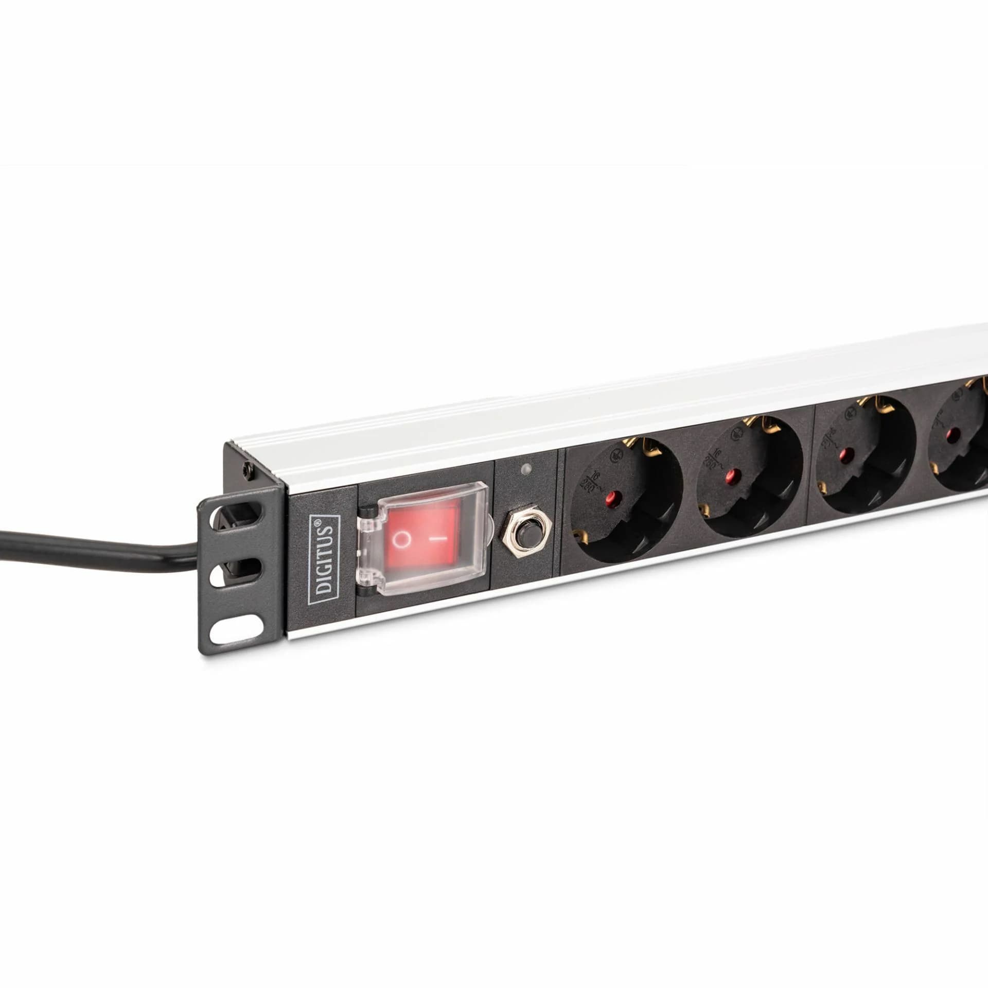 Digitus Digitus razdelilec rack 8x220V ALU prenapetostna zaščita + stikalo DN-95436 Razdelilci 220V