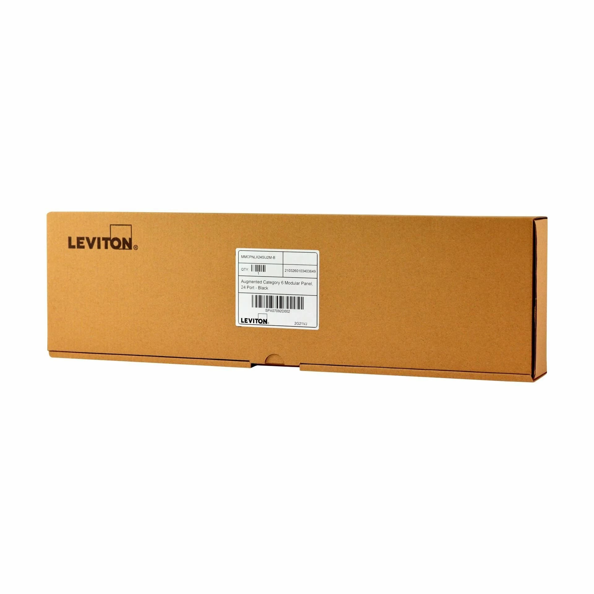 Leviton Leviton panel CAT.5e/6/6A 24-port modularen+nosilec kablov Priključni (patch) paneli