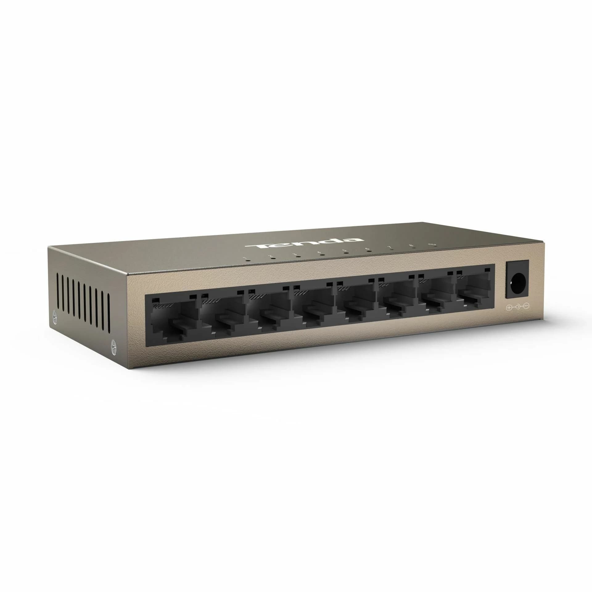 Tenda Tenda stikalo Giga 8-port mini kovinsko ohišje TEG1008M Mrežna stikala