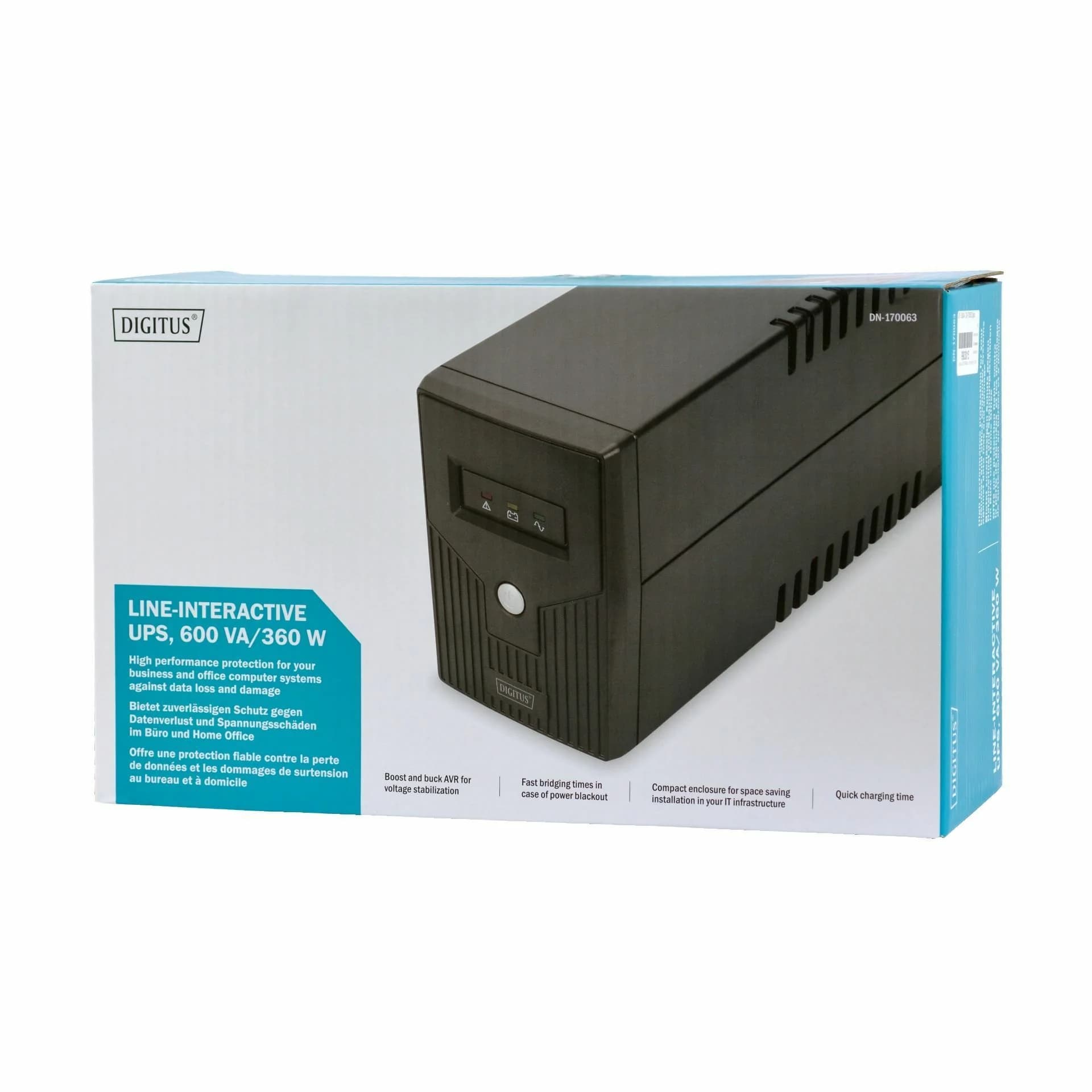 Digitus Digitus UPS 600VA DN-170063 Brezprekinitveno napajanje (UPS)