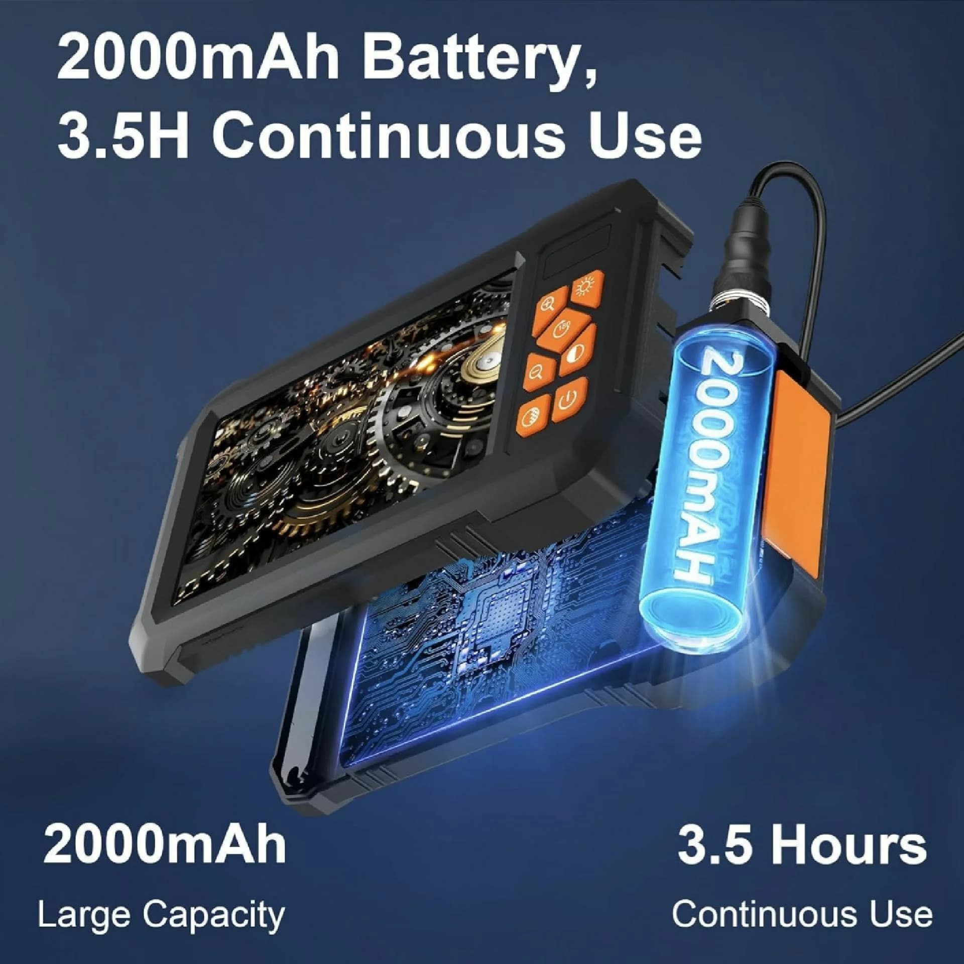 LEAN Lean endoskopska inšpekcijska kamera z zaslonom 5m kabel 29293 Kamere